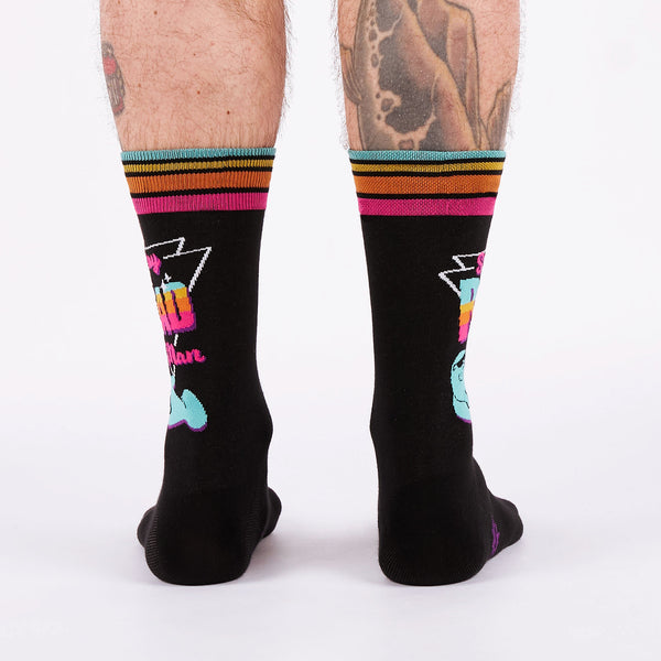 Sock It To Me Stay Rad Man Crew Socks