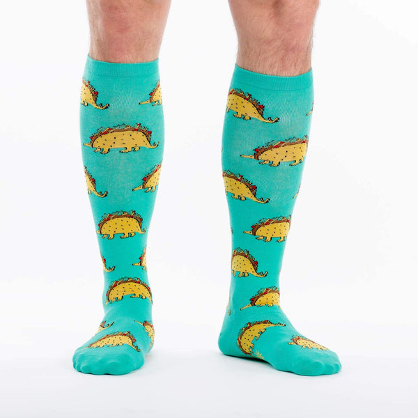 sock it to me STRETCH-IT™ Tacosaurus Socks