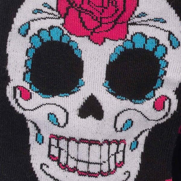 Sock It To Me Sugar Skull Women's Crew Socks