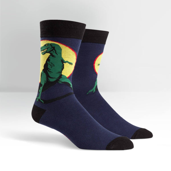Sock It To Me T-Rex Men's Crew Socks
