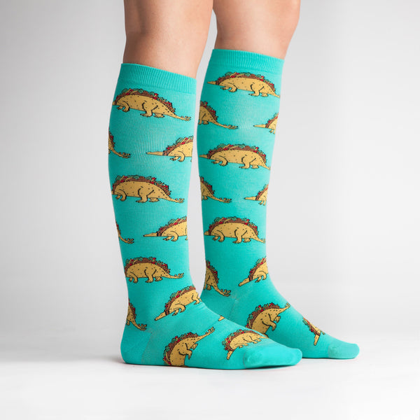 Sock It To Me Tacosaurus Knee High Socks