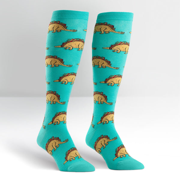 Sock It To Me Tacosaurus Knee High Socks