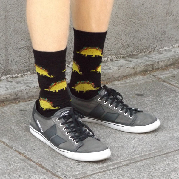 Sock It To Me Tacosaurus Men's Crew Socks