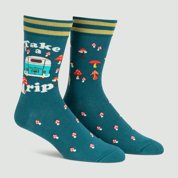 Sock It To Me Take A Trip Crew Socks