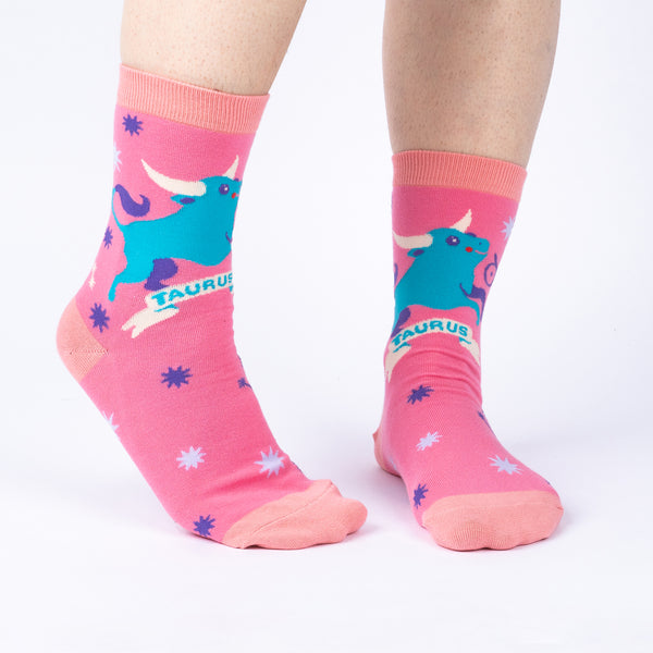 Sock It To Me Taurus Greeting Card With Socks