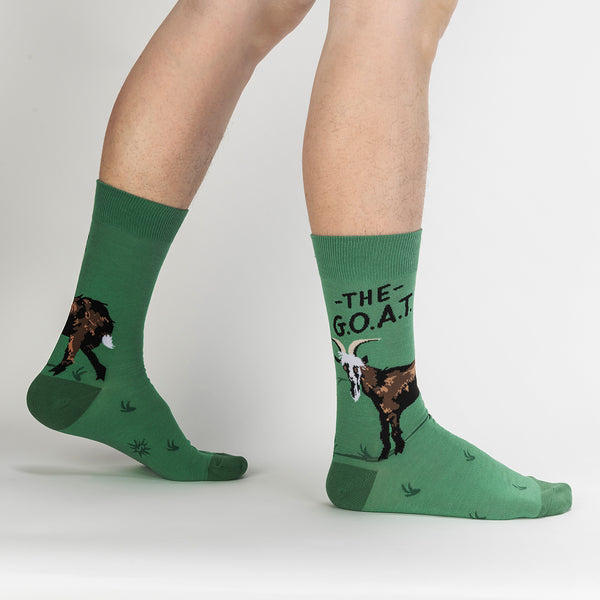 sock it to me The G.O.A.T. Crew Socks