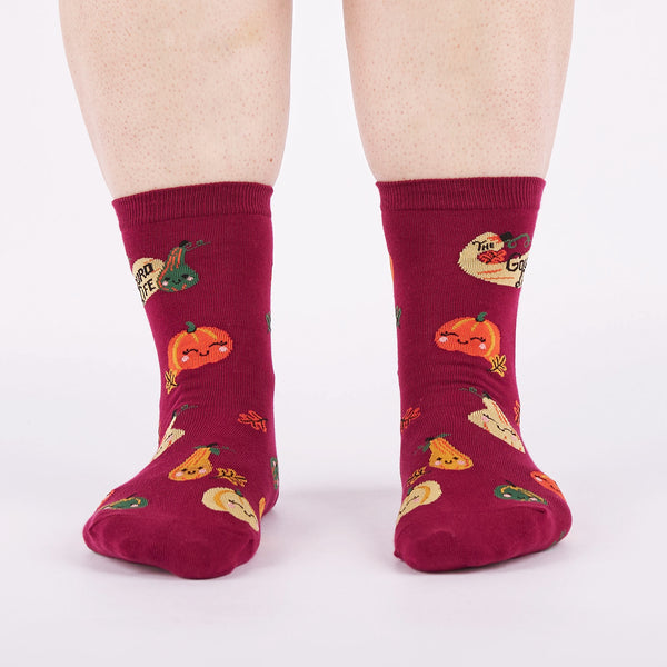 Sock It To Me The Gourd Life Crew Socks