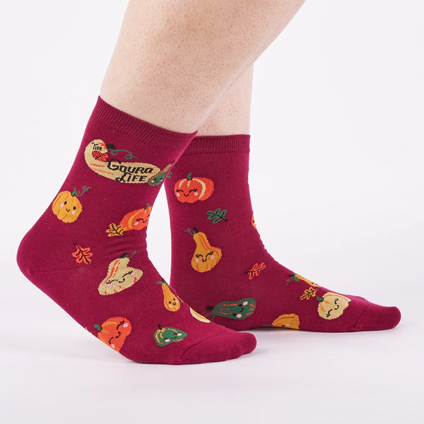 sock it to me The Gourd Life Crew Socks
