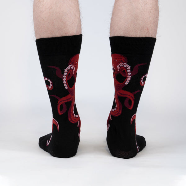 Sock It To Me The Octive Reader Men's Crew (Black)