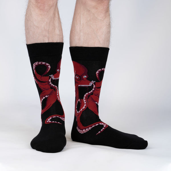 sock it to me The Octive Reader Men's Crew (Black)