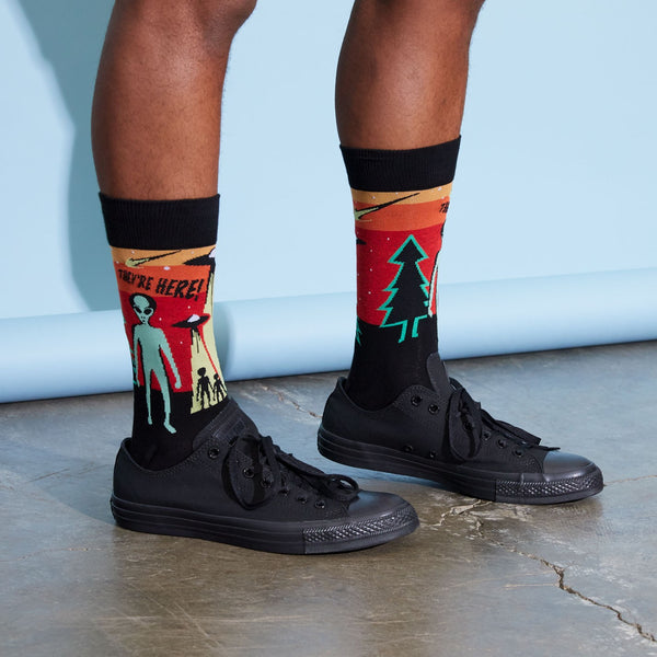 Sock It To Me They're Here Men's Crew Socks