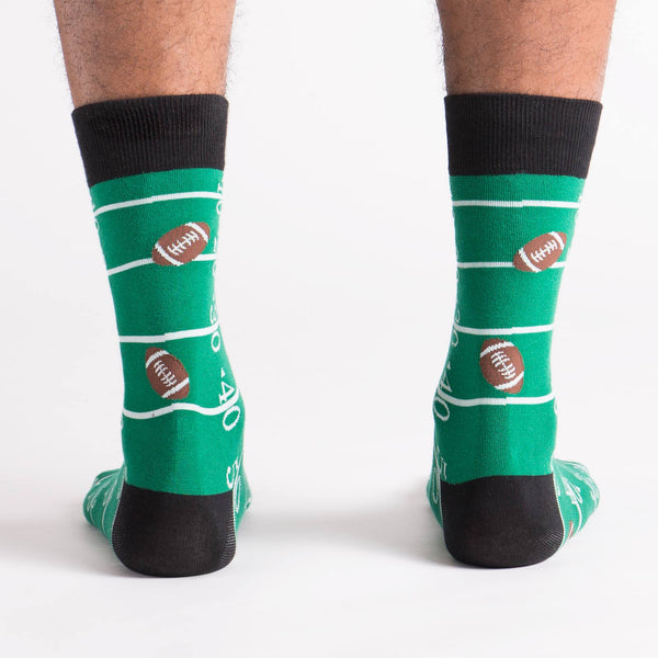 Sock It To Me Touchdown Men's Crew Socks