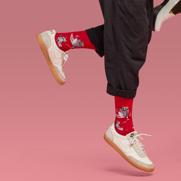 Sock It To Me Trash Pandas Crew Socks