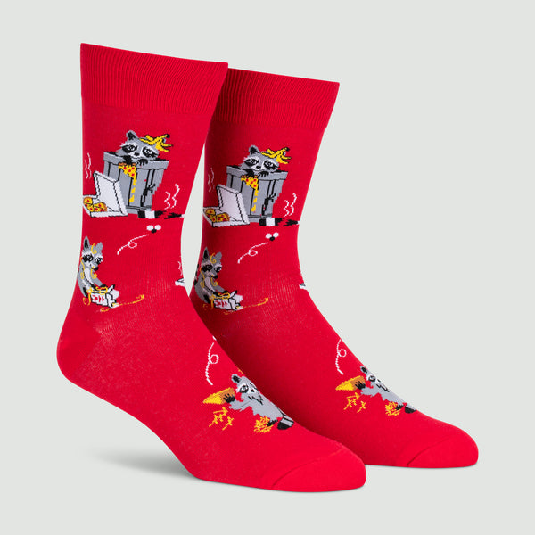 Sock It To Me Trash Pandas Crew Socks