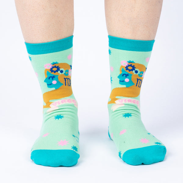 Sock It To Me Virgo Greeting Card With Socks