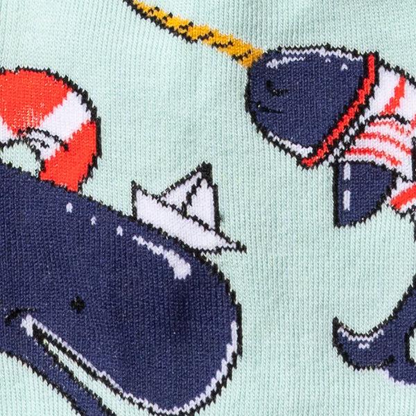 Sock It To Me Whale-y Good Time Crew Socks