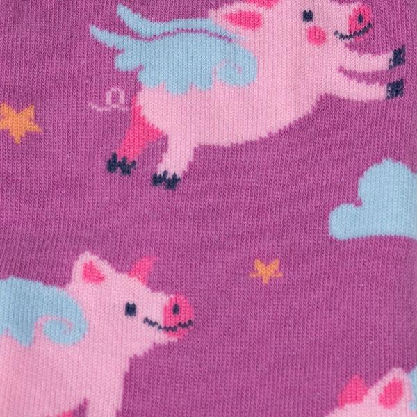 Sock It To Me When Pigs Fly Crew Socks
