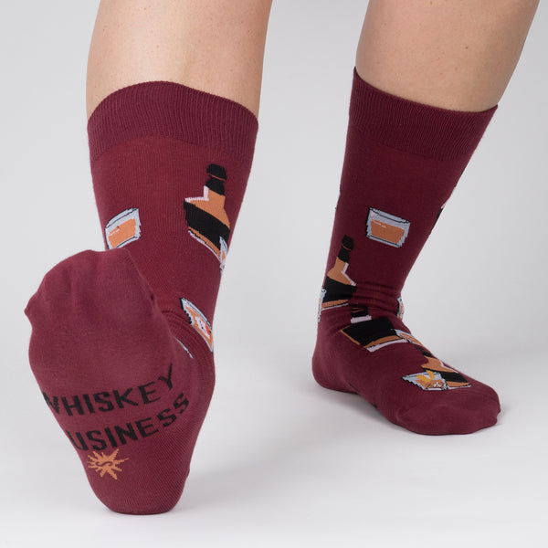Sock It To Me Whiskey Business Crew Socks