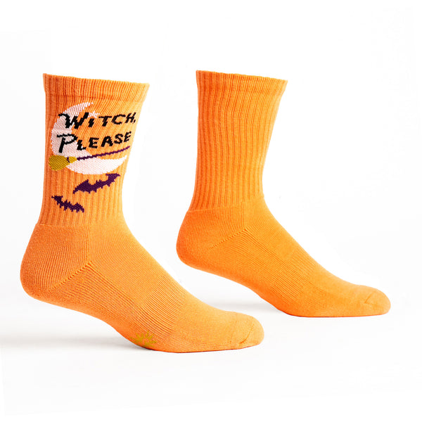 Sock It To Me Witch Please Ribbed Crew Socks