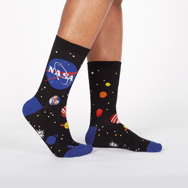 sock it to me Women's Solar System Crew Socks