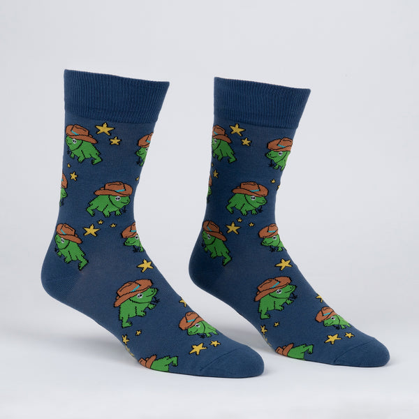 Sock It To Me Yee Frog Men's Crew Socks