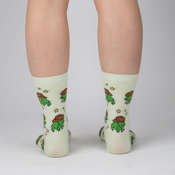 Sock It To Me Yee Frog Women's Crew Socks