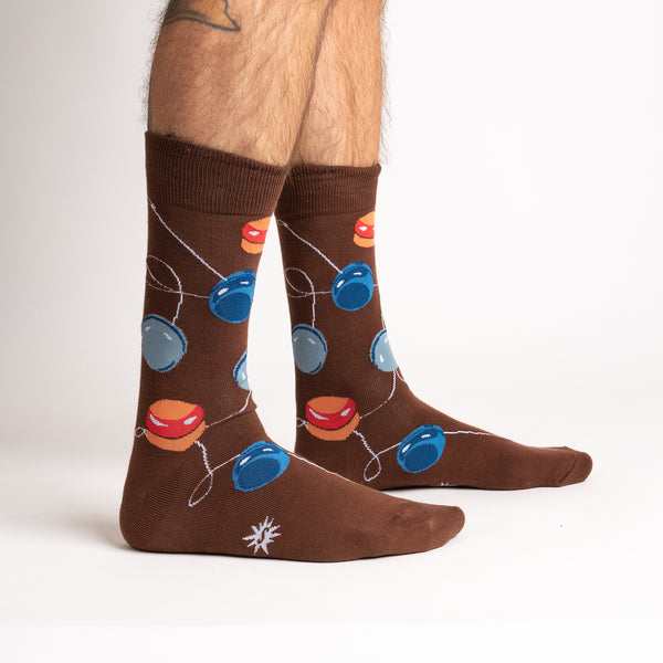 sock it to me Yo-Yoing Around Crew Socks