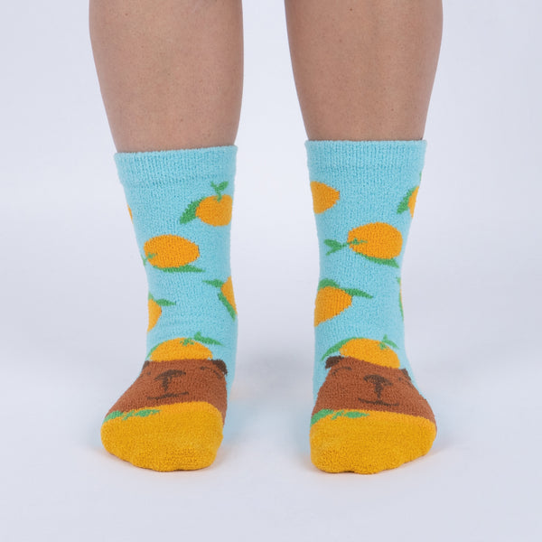 Sock It To Me Yuzu Cute Capybara Slipper Socks