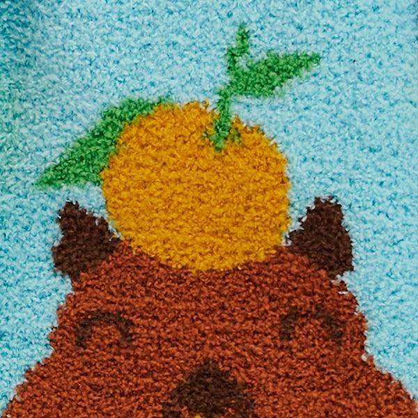 Sock It To Me Yuzu Cute Capybara Slipper Socks