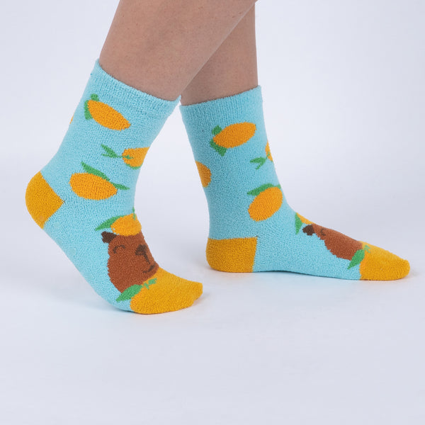 sock it to me Yuzu Cute Capybara Slipper Socks