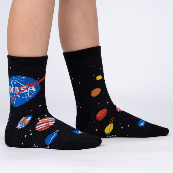 Sock It To Me Solar System Junior Crew Socks 3-Pack
