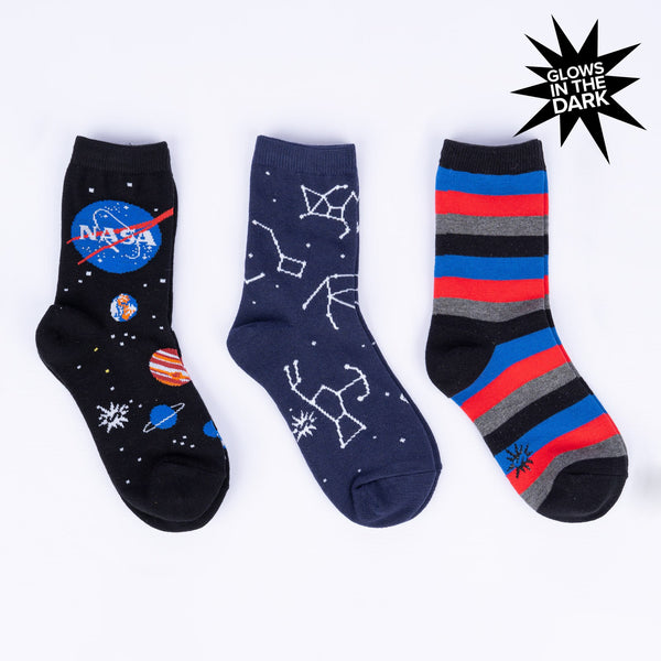 sock it to me Solar System Junior Crew Socks 3-Pack