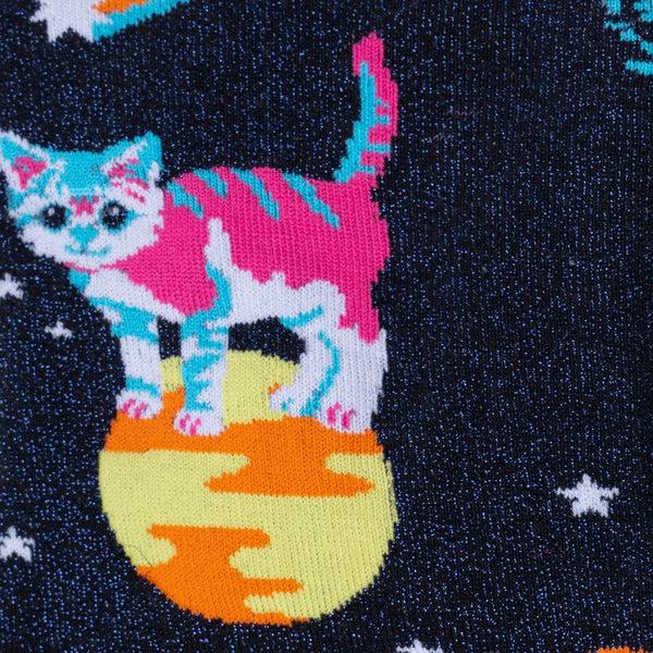 Sock It To Me Space Cats Stretch-It Knee High Socks