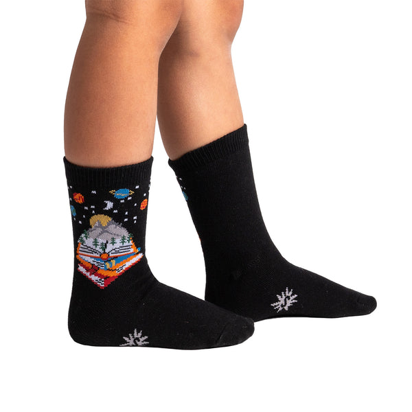 Sock It To Me Take A Look It’s In A Book Youth Crew Socks 3-Pack