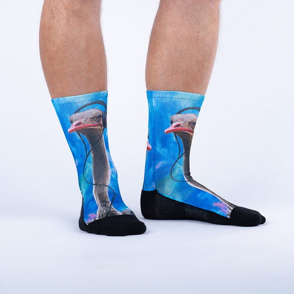 Sock It To Me That's A Bit Of Ostrich Performance Crew Socks