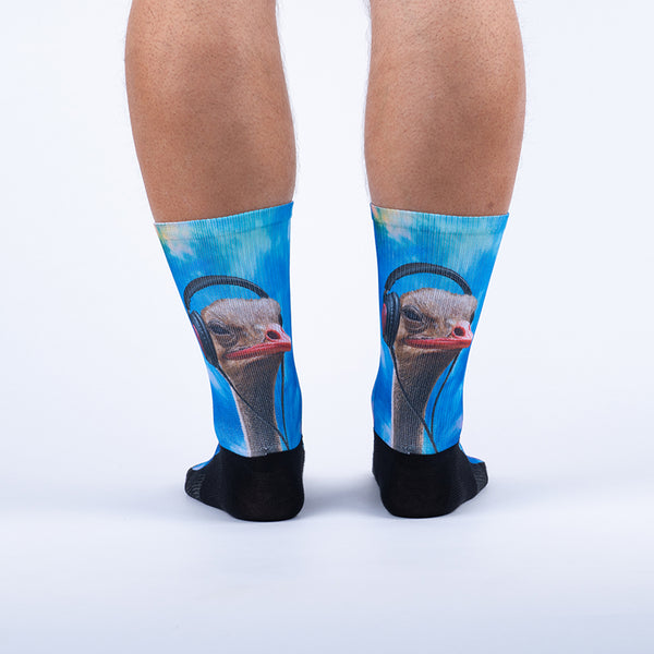 Sock It To Me That's A Bit Of Ostrich Performance Crew Socks