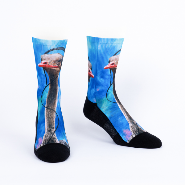 Sock It To Me That's A Bit Of Ostrich Performance Crew Socks