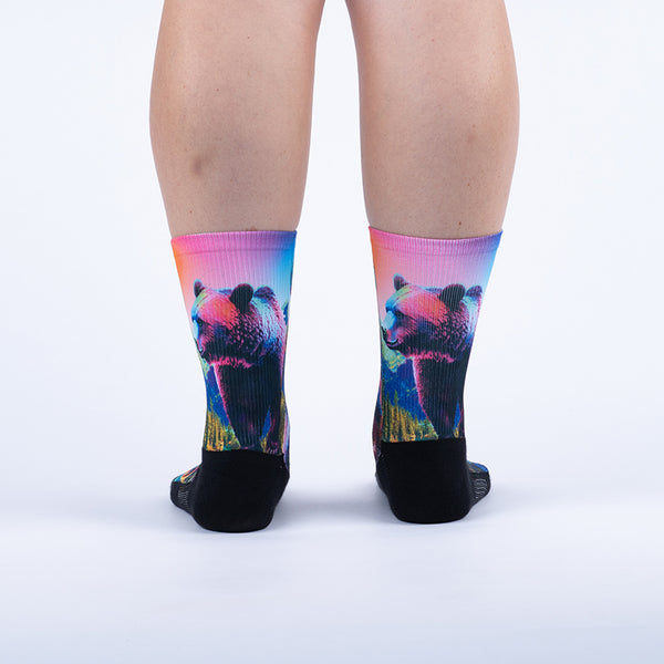 Sock It To Me The Early Bear Catches The Fish Performance Crew Socks