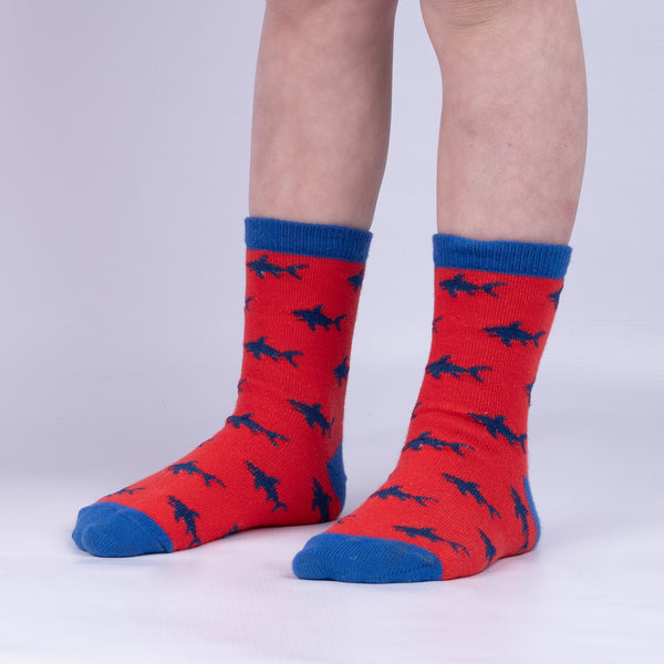 Sock It To Me Totally Jawsome Youth Crew Socks 3-Pack