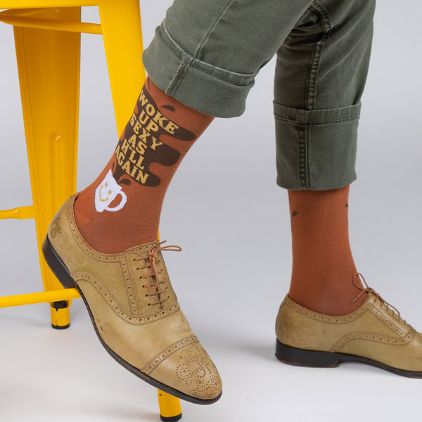 Sock It To Me Woke Up Sexy As H*ll Again Crew Socks