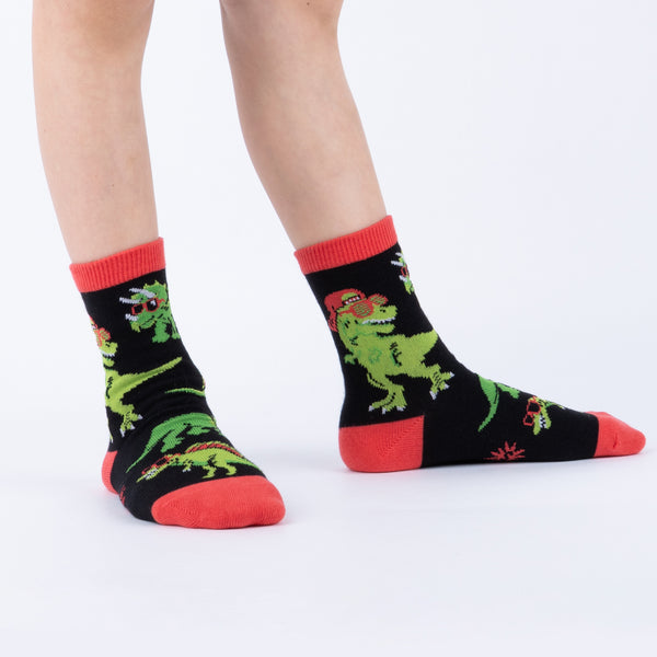 Sock It To Me You're Tricera-tops Youth Crew Socks 3-Pack
