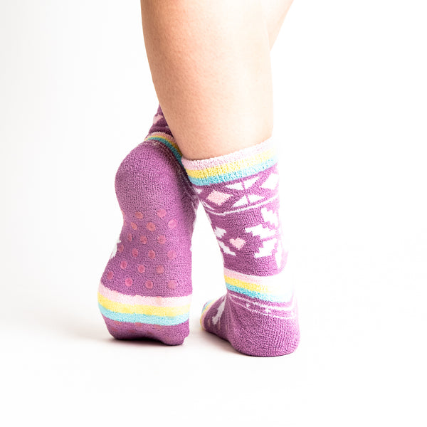 Sock It To Me You Sweater Believe In Unicorns Slipper Socks