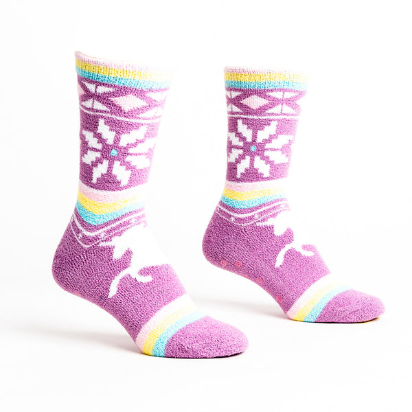 Sock It To Me You Sweater Believe In Unicorns Slipper Socks