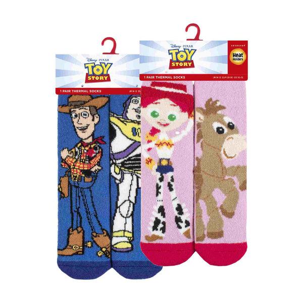 Sock Snob 2 Pack Kids Toy Story Socks: Novelty Thermal Warm Woody Disney Socks