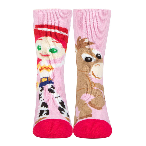 Sock Snob 2 Pack Kids Toy Story Socks: Novelty Thermal Warm Woody Disney Socks