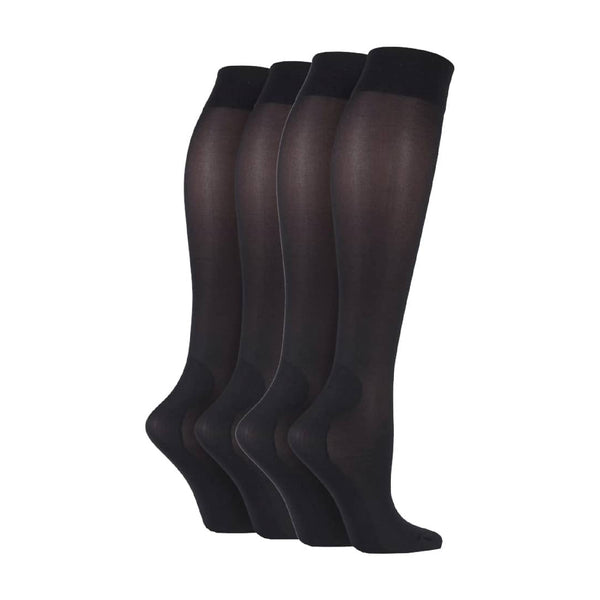 sock snob 2 Pack Ladies 40 Denier Compression Knee High Energising Socks