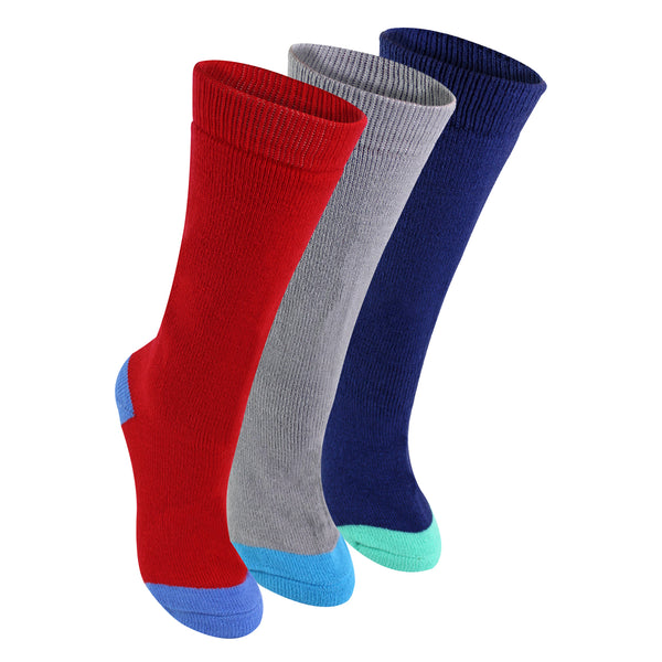 sock snob 3 Pack Kids Wellington Boot Socks | Boys Welly Socks for Outdoor Walking