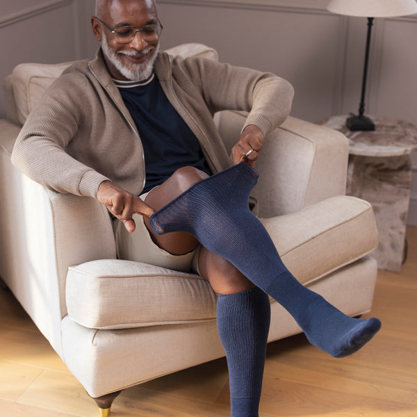 Sock Snob 3 Pack Ladies Knee High Soft Bamboo Diabetic Socks