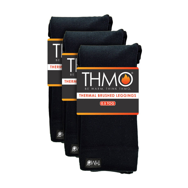 Sock Snob 3 Pack Ladies Thermal Soft Fleece Lined Leggings