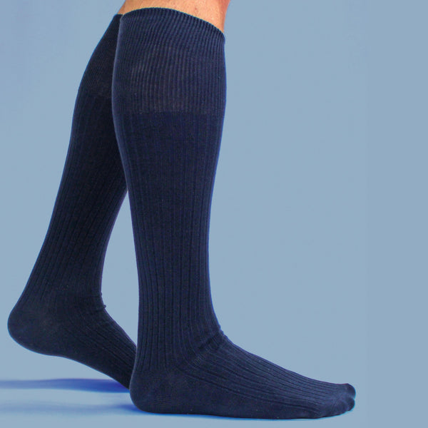 Sock Snob 3 Pack Mens Long Knee High Length 100% Cotton Socks